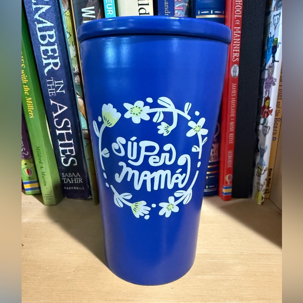 Opalhouse Blue Floral Super Mamá Mug